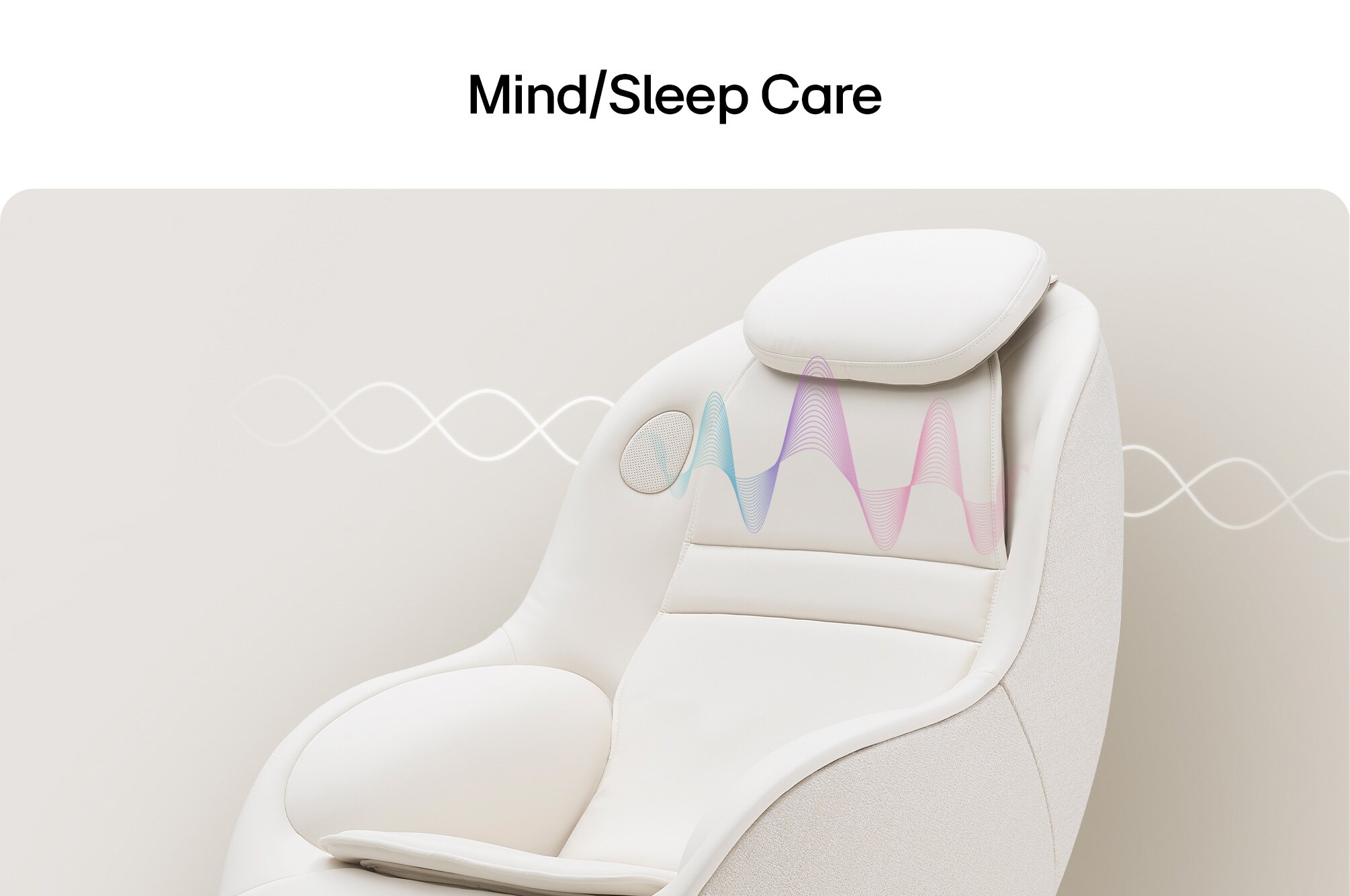LG Massage Recliner MH21BBY in Cozy Beige — view 3