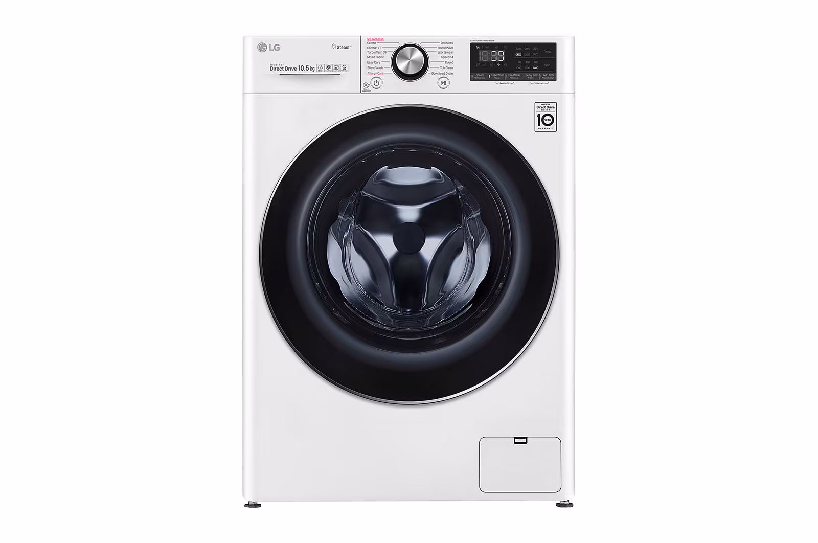 10.5kg Front Load Washer with AI DD™ and TurboWash™360˚