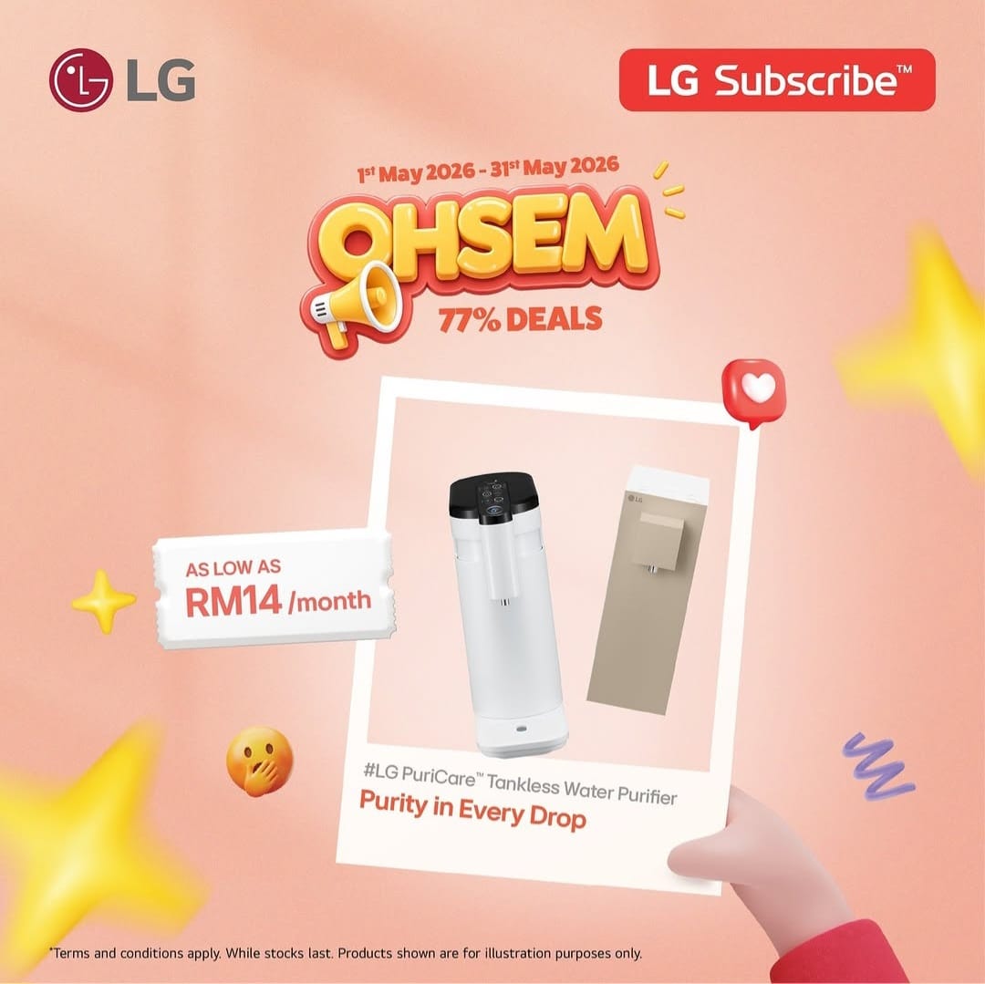 LG Water Purifiers — LG Subscribe May 2026 promotion
